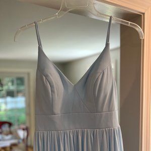 NWT Azazie Medium Sky Blue Bridesmaid dress